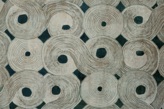 Poster  Composition avec des cordes en spirale