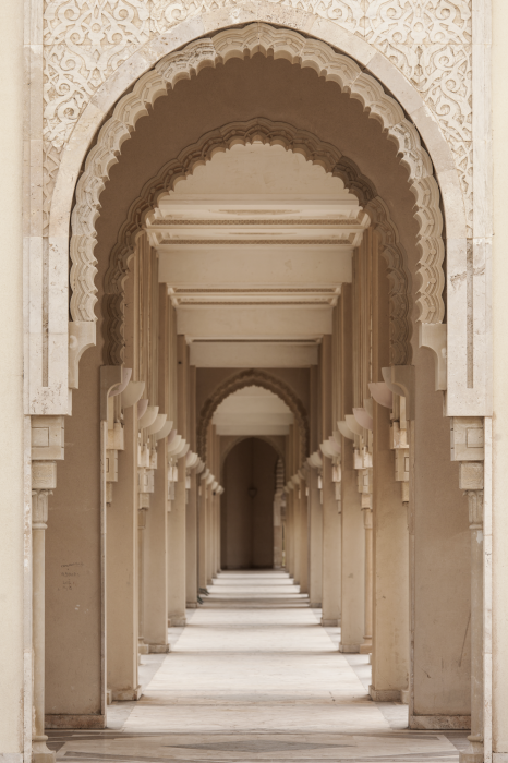 Poster  Arches décoratives dans des tons clairs