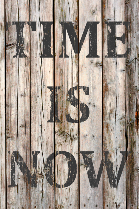 Poster  Graphiques de motivation dans un style rustique