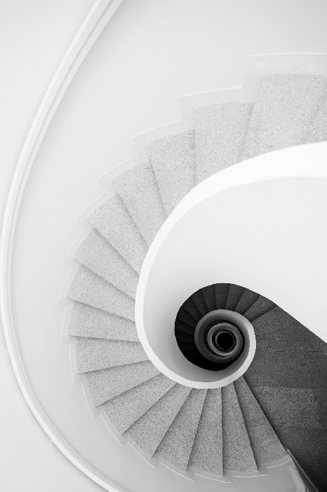 Poster  Escalier en colimaçon abstrait