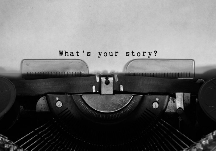 Poster  Machine à écrire vintage en noir et blanc