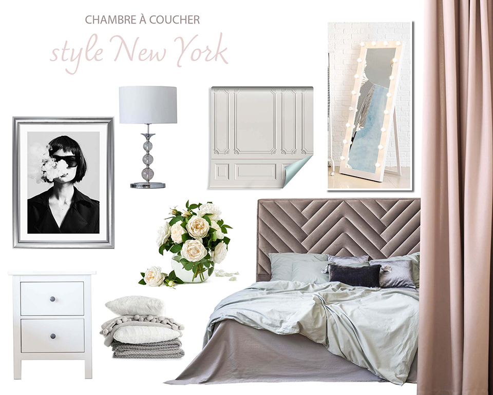 Inspirations pour la création d’une chambre à coucher style new-yorkais