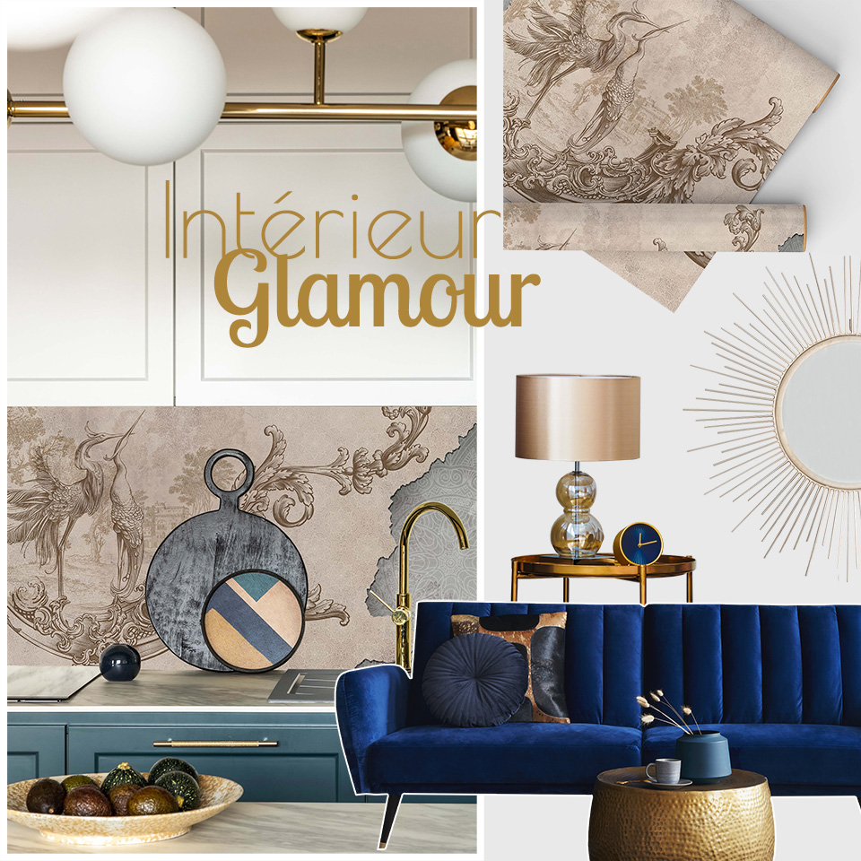 Moodboard - décorations glamour