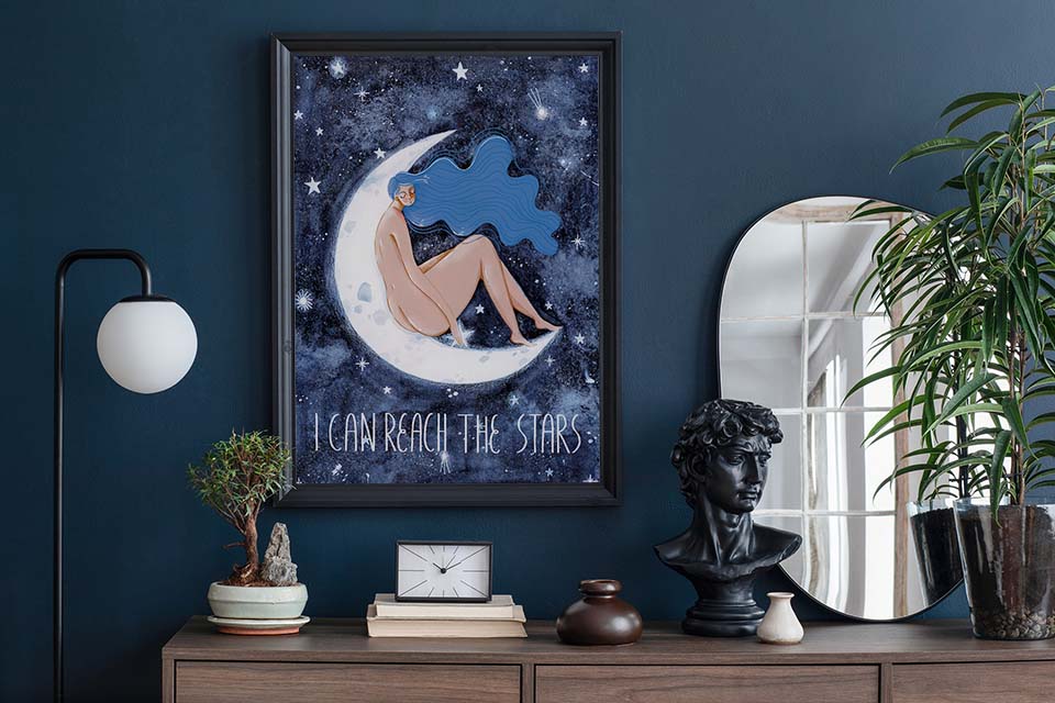 Poster Décrocher la lune