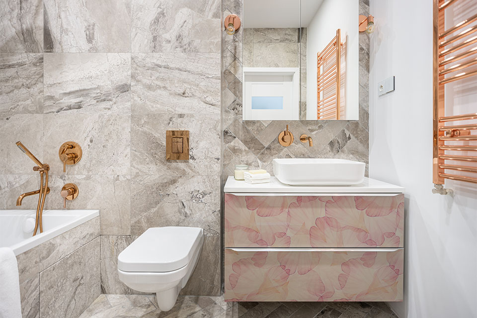 Sticker pétales de fleurs version aquarelle