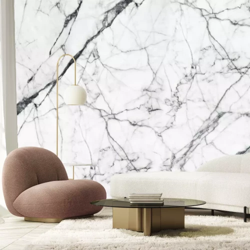 Papier peint  Marbre largement fissuré