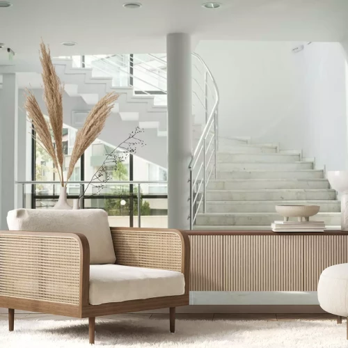 Papier peint  Escalier dans une villa