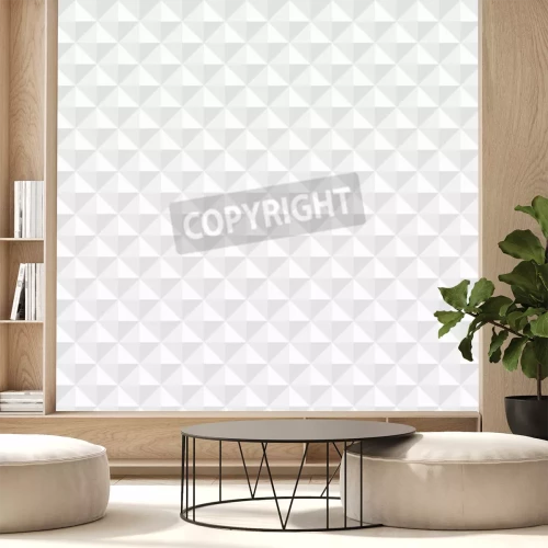 Papier peint  Motif 3D blanc