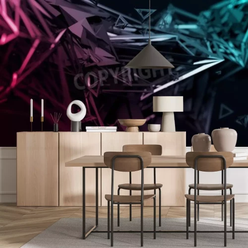 Papier peint  Motif chaotique en 3D