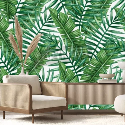 Papier peint  Motif nature tropicale