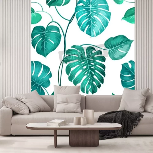 Papier peint  Feuilles naturelles