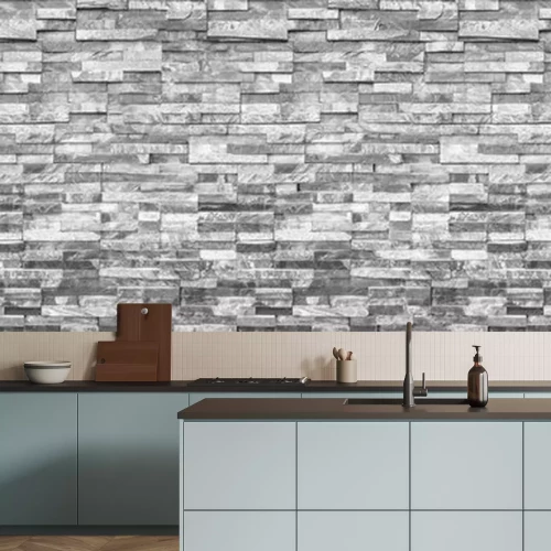 Papier peint  Mur avec des pierres inégales