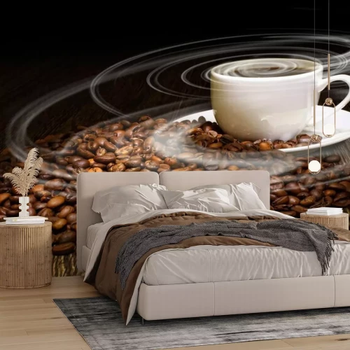 Papier peint  Une tasse de café et son arôme