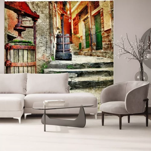 Papier peint  Rétro ruelles italiennes