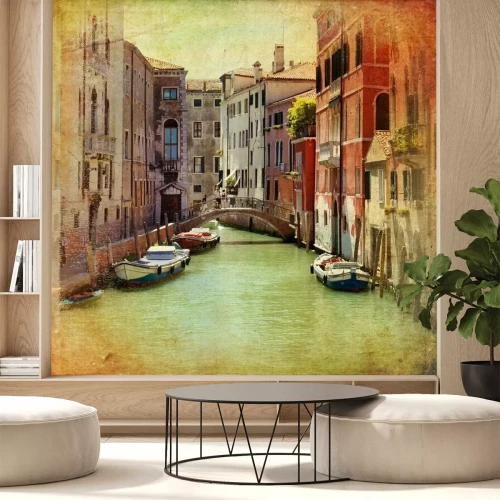 Papier peint  Maisons à Venise dignes d'une peinture