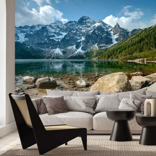 Papier peint  Lac dans les montagnes polonaises