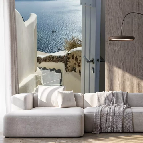 Papier peint  Vue d'une porte sur la mer