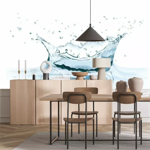 Sticker  Éclaboussures d'eau après la chute de gouttes