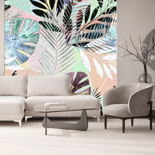 Sticker  Composition florale abstraite dans les climats tropicaux