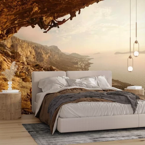 Papier peint  Emotions sportives pendant l'escalade