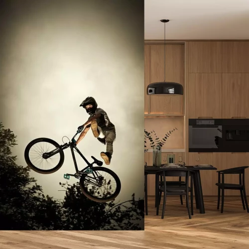 Papier peint  Motif sportif vintage