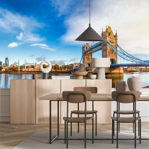 Papier peint  Panorama du Tower Bridge et de la Tamise