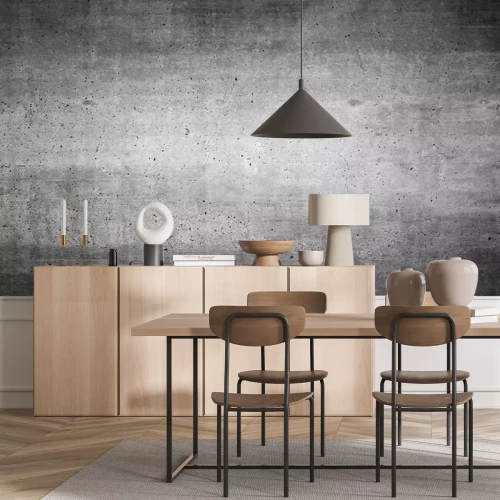 Papier peint  Mur en béton avec des petits trous