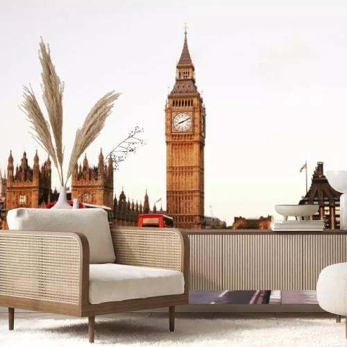 Papier peint  Paysage matinal de Londres avec Big Ben