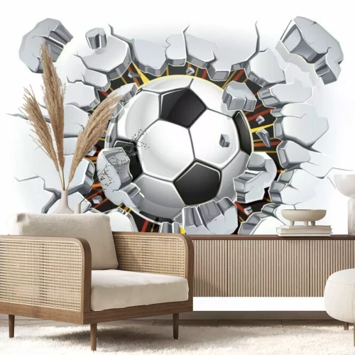 Papier peint  Tir sur un mur