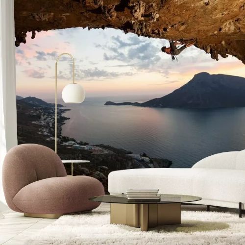 Papier peint  Escalade sur une falaise