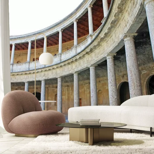 Papier peint  Palais et colonnes en pierre