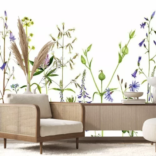 Papier peint  Plantes et fleurs des champs