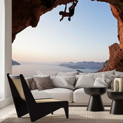 Papier peint  Escalade sportive spectaculaire