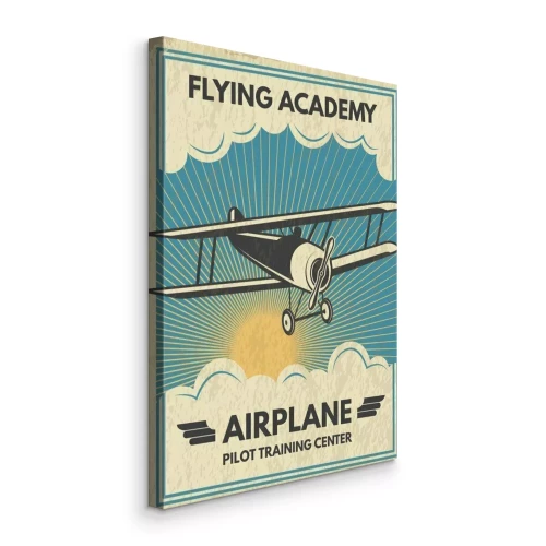 Tableau  Graphismes rétro de biplans