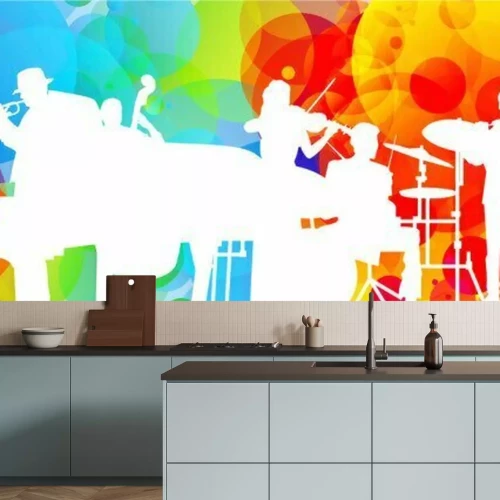 Sticker  musicisti, musica, concerto, festa