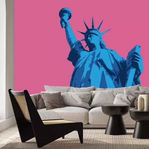 Sticker  Statue de la Liberté - New York - symboles, Américain - décoration - déco - fond
