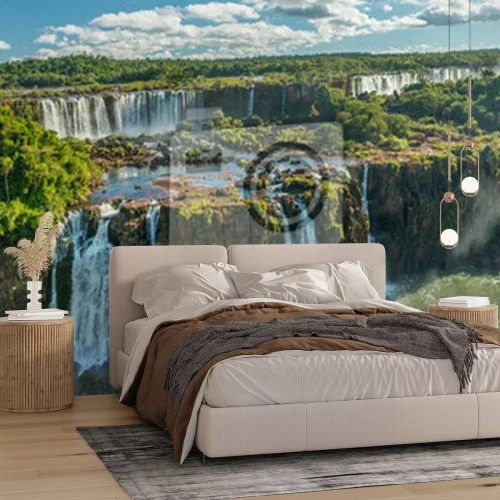 Papier peint  Cascades brésiliennes vues du ciel