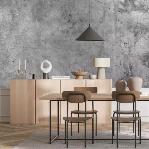 Papier peint  Mur en béton gris