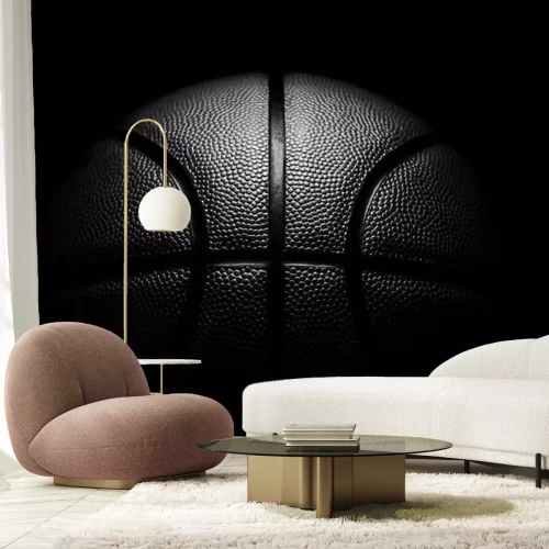 Papier peint  Gros plan d'une balle en cuir