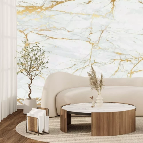 Papier peint  Ensemble d'invitations de mariage de marbre, carte de remerciements, carte de RSVP, cartes de lieu, carte de visite, identité de marque, stationnaire avec la couverture de vecteur de marbre.