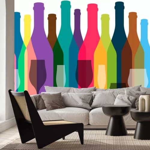 Sticker  Couleur de fond de vin