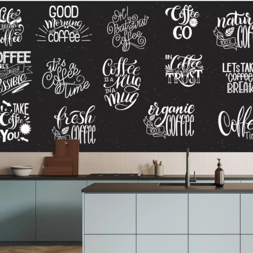 Sticker  Mots et phrases liés au café