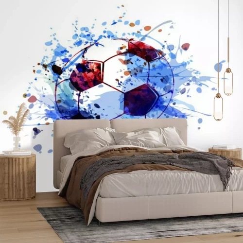 Sticker  Boule colorée en vol