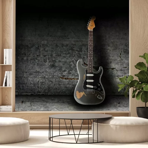 Papier peint  Vieille guitare électrique
