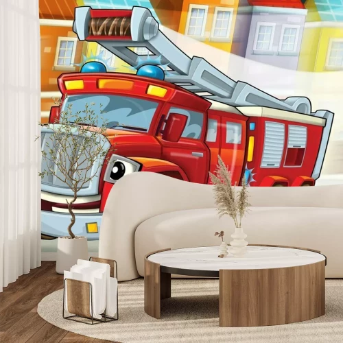 Papier peint  Un superbe camion de pompier