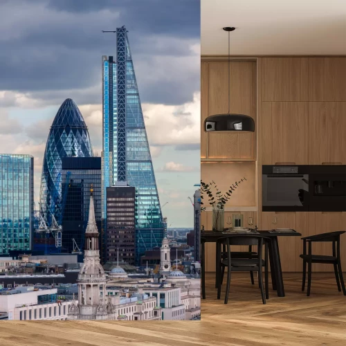 Papier peint  Skyline londonien