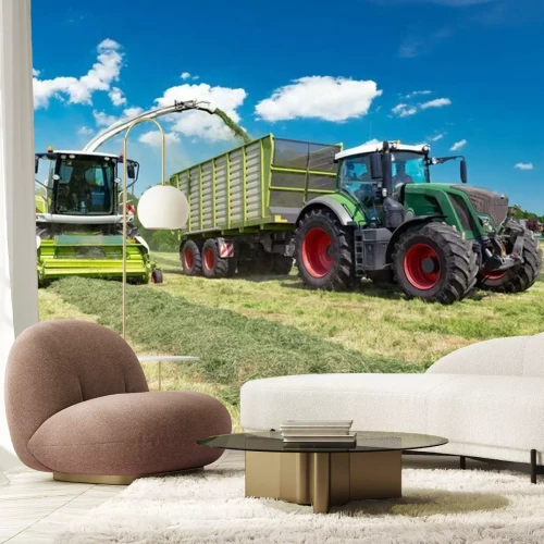 Papier peint  Machines agricoles à la fenaison | 8955