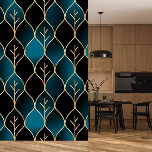 Sticker  Feuilles style oriental