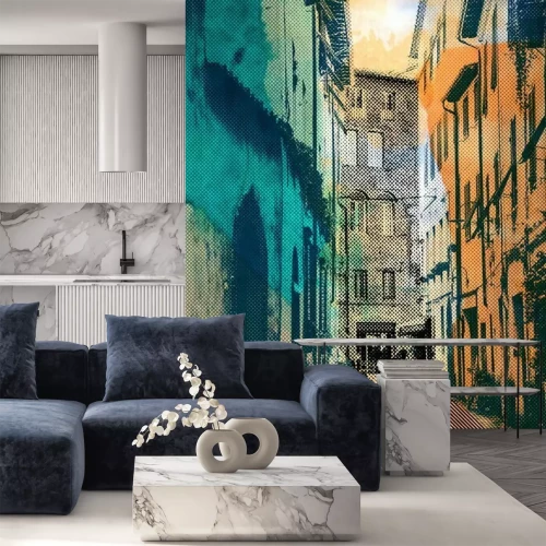 Sticker  ville de Lucques, carte postale