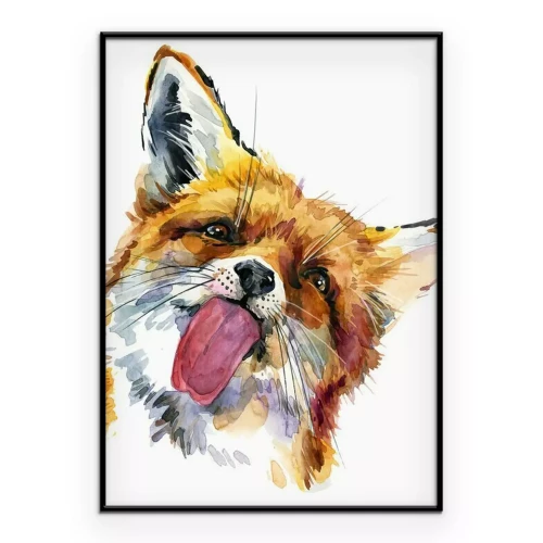 Poster  Le renard lèche l'écran